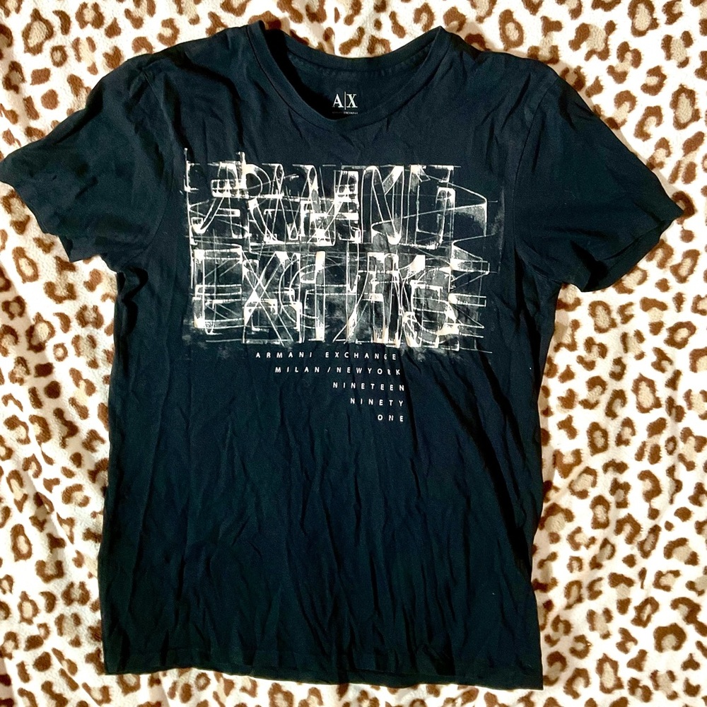 Armani exchange graphic T-shirt, M